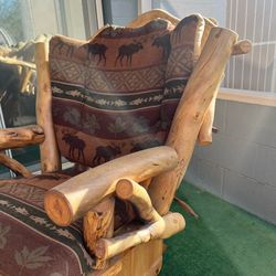 Antique And Uniquw Handcraft Real Wood Chair Customized 