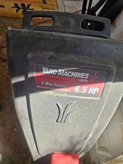 Chipper yard mashine It won't turn on, it needs a tune-up.