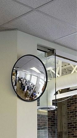 Vision Metalizers 36" Acrylic Convex Security Mirror - Made in Canada