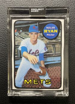2020 Nolan Ryan “Topps Project 2020”. Topps Encased