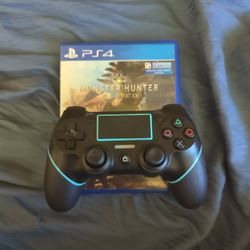 Custom Ps4 Controller With PS4 Game 