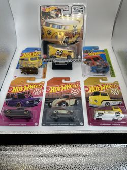 Hot Wheels Volkswagen Bundle Deal Lot Of 6 (1 Premium & 5 Main Line)
