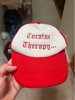 vintage trucker red hat