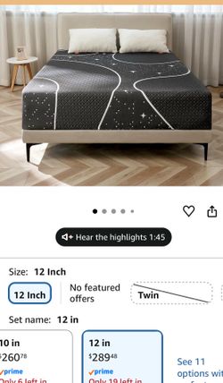 Sweetnight Queen Size Mattress, 12 Inch Memory Foam Mattress for Pressure Relief & Motion Isolation