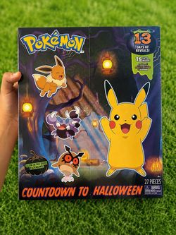 Pokemon Halloween countdown With mini Figures