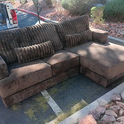 Two Piece Sectional Sofa Couch-DELIVERY AVAILABLE !!