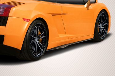 Blemished 2004-2013 Lamborghini Gallardo Carbon Creations LP560 LP570 Look Side Skirts Rocker Panels - 2 Piece