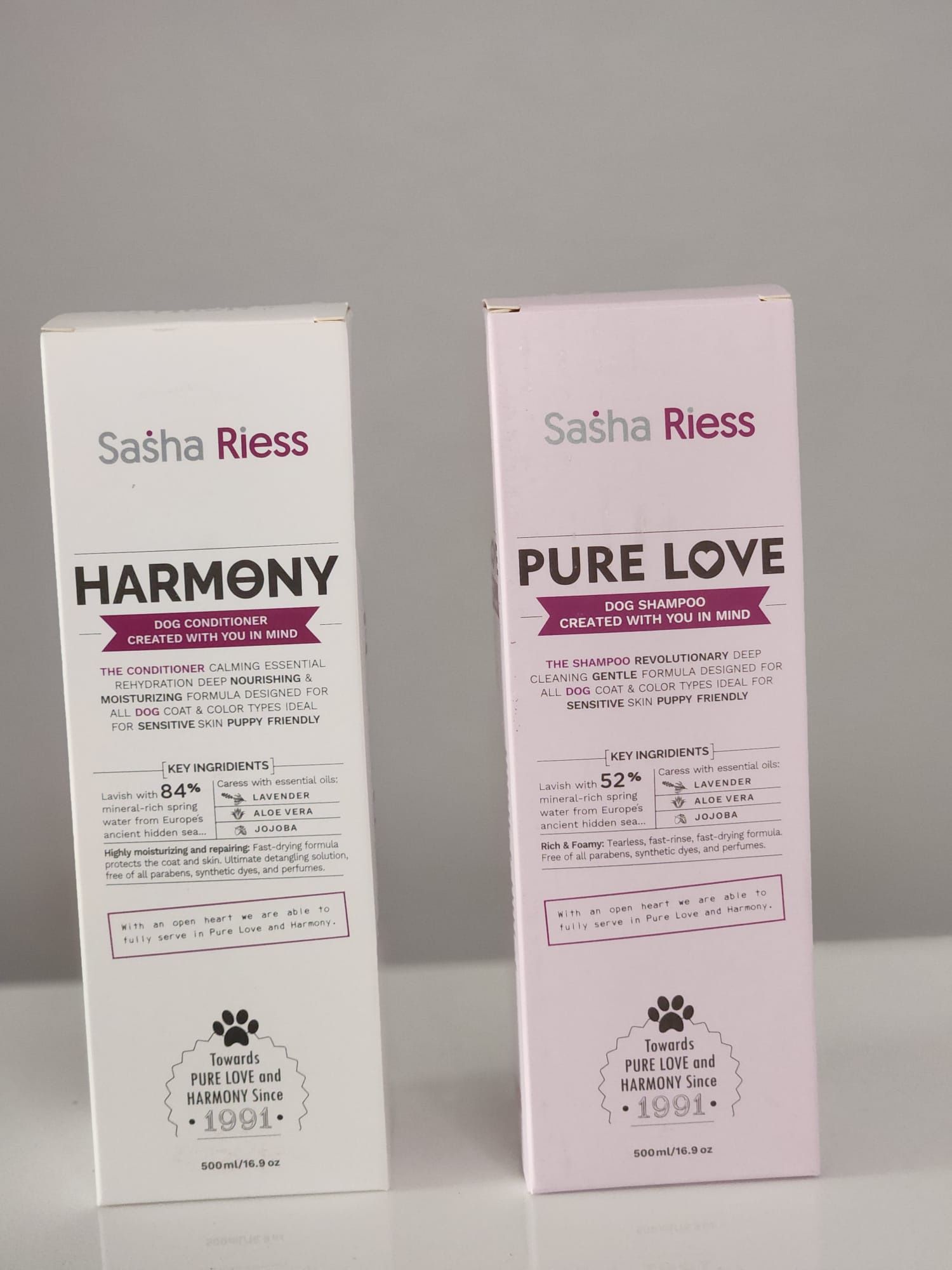 Pure Love And Harmony Dog Shampoo And Conditioner 