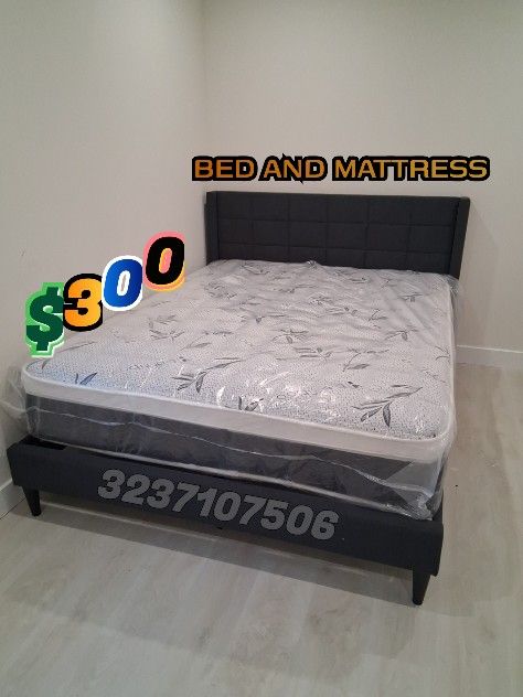 New Queen Size Mattress And Bed Frame