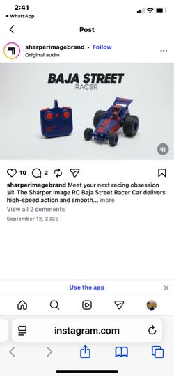 Baja Street Racer remote control
