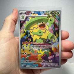 Ludicolo 095/094 Illustration Rare Holo ME02: Phantasmal Flames Pokemon NM