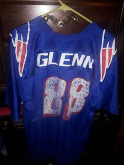 Patriots ne jersey glenn logo size L vintage