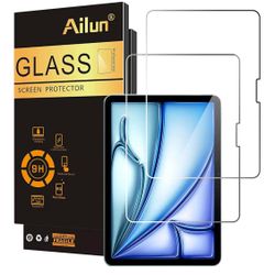 Screen Protector for iPad Pro 11 inch 2025/2024 [6/5th Generation M5/M4], iPad Air 11 Inch 2025/2024 [7/6th Generation M3/M2],Tempered Glass Face ID A