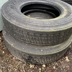 Semi truck tires