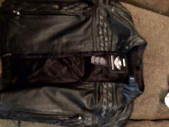 Harley Davison jacket with reflectors