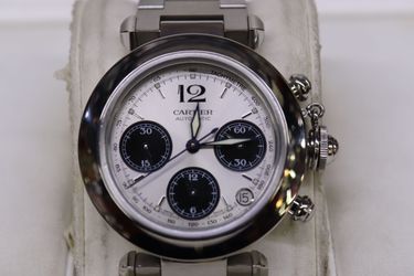 Cartier Pasha 2412 stainless steel watch