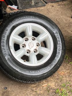 frontier This are tires and rims for the a Nissan frontier 2003 -2004