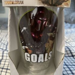 NEW Mandalorian Glassware 16oz Glass Cup