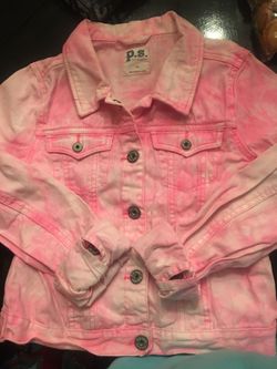 Youth Aeropostale Tie Dye Denim Jacket - Size14