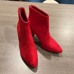 Pointed Toe High Heel Ankle Booties