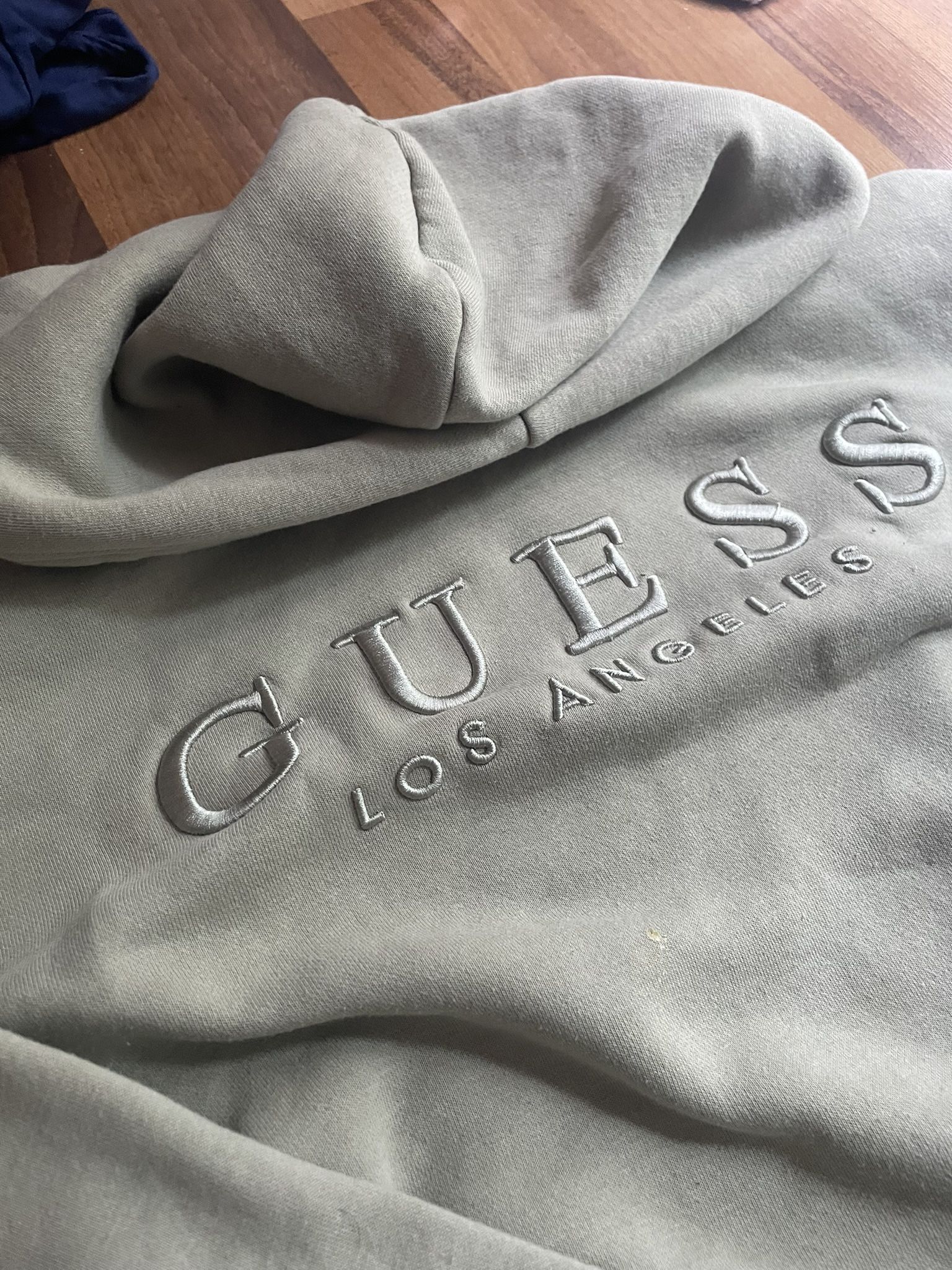 Guess Hoodie Green Lrg