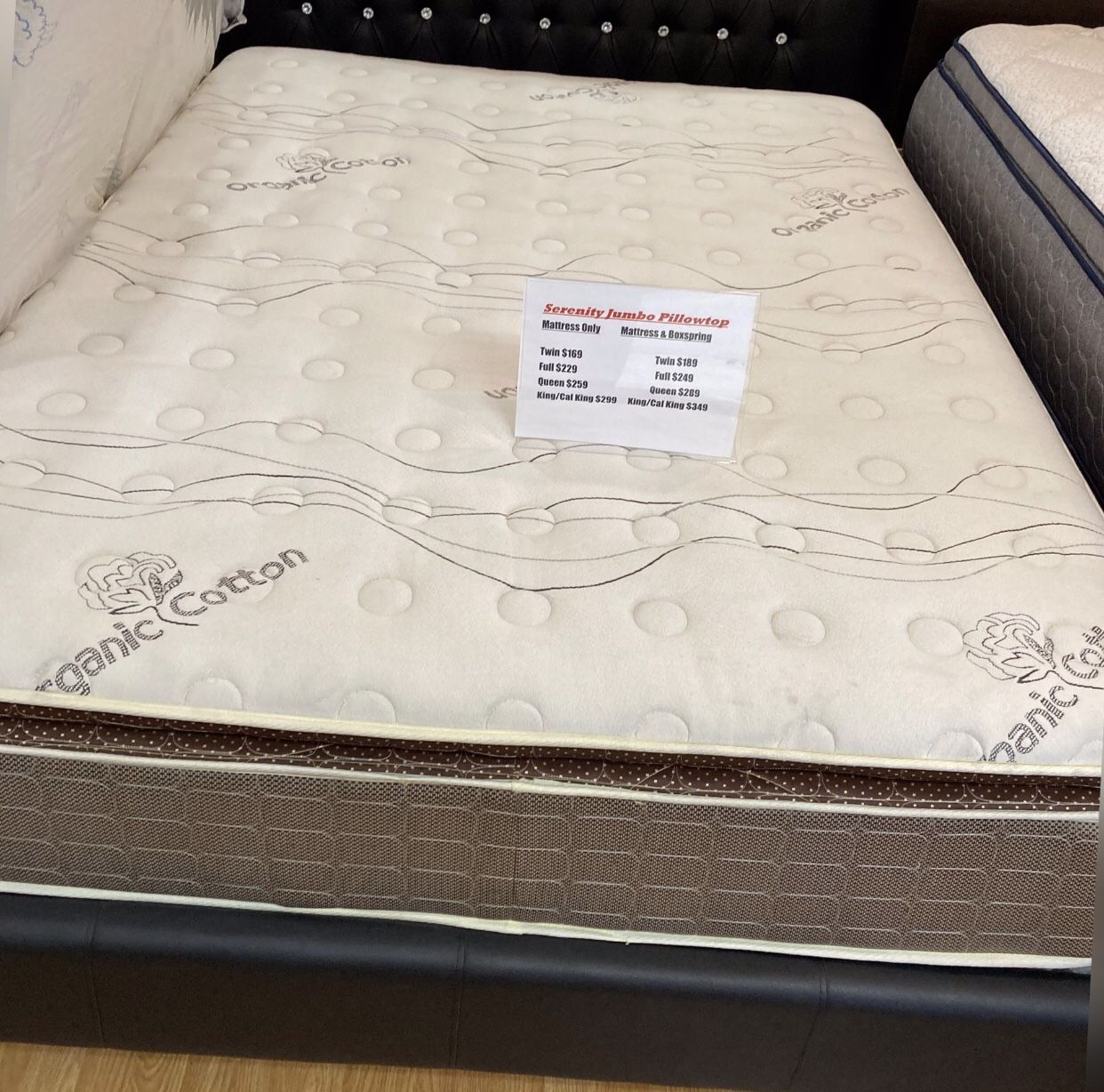 Full Size Serenity Jumbo Pillow Top Mattress
