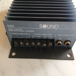 Soundstream D60 Amplifier