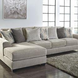 Ardsley Pewter LAF Large Sofa Chaise

