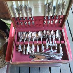 Art Deco Silver Antique Flatware Set