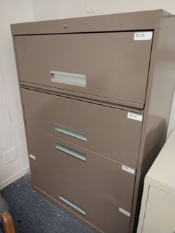 Assorted file cabinets in excellent condition
