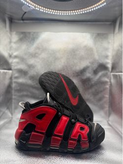 Nike air more uptempo 96 alternate split black varsity red