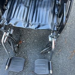 Wheelchair- Drive Medical Silver Sport 2 Wheelchair With 18” Seat Width + Footrests 