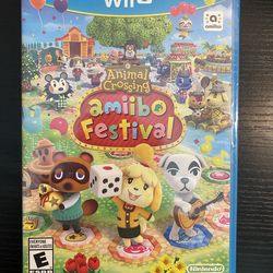 Animal Crossing: Amiibo Festival For Wii U Brand New Sealed
