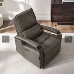 Leather recliner 