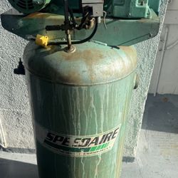 Spectaire 80 Gallon Vertical Air Compressor – 5 HP Dayton Motor – 230V Single Phase – Heavy Duty Shop Compressor