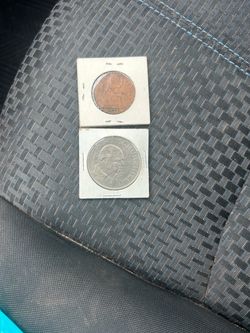 Vendo 2 monedas una de plata y otra de cobre 1965