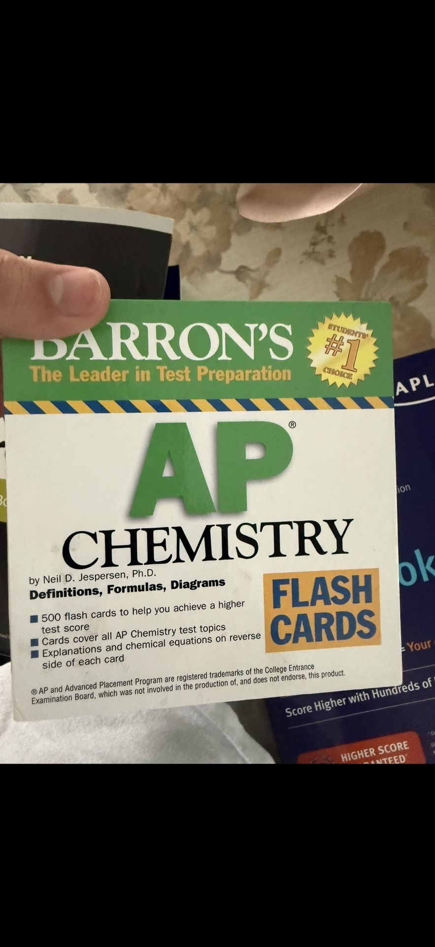 BARRON'S The Leader in Test Preparation " APL AP CHEMISTRY Flash Cards