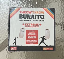 Throw Throw Burrito A Dodgeball Card Game - New / Sealed