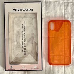 Velvet Caviar Neon Orange Case for iPhone X or XS