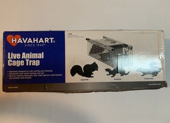 Havahart 1025 Small 2-Door Live Animal Trap – Ideal for Catching Squirrels Rats