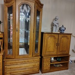 4piece Entertainment Center Like New In Spring Hill