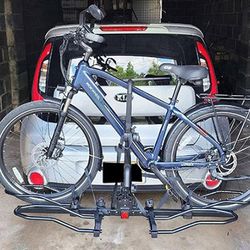 (New in box) $129 KAC (2-Bike) Rack for SUV, Cars, Hatchback Mount fit 2” Anti-Wobble Hitch, Heavy Duty Bicycle Carrier 