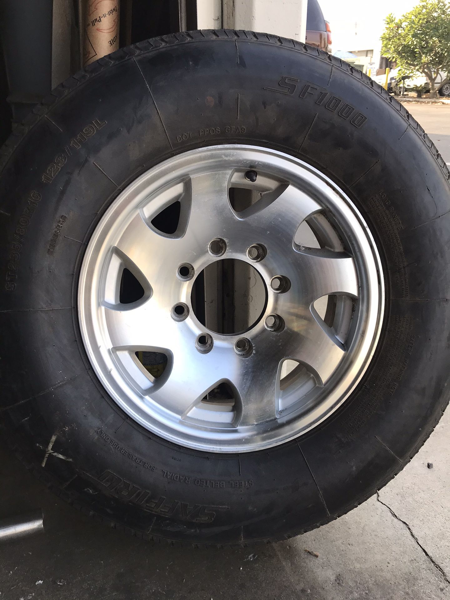 16” Trailer Rims And Tires
