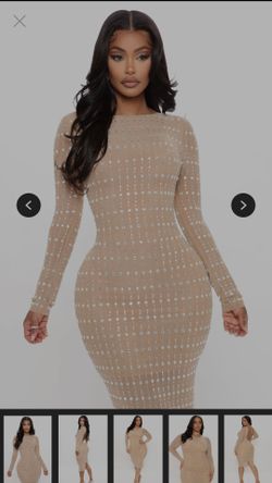 Sparkle and Shine Embellished MIDI Dress