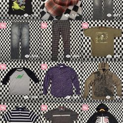 Y2K Clothes Band Shirts Baggy Jeans 