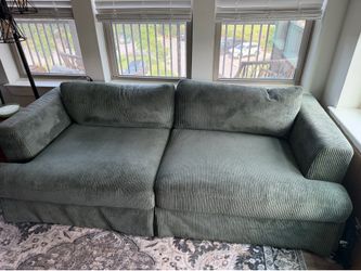 Green Corduroy Sofa