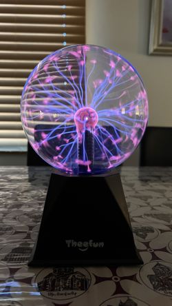 Theefun Plasma Ball: 6 Inch Plasma Globe