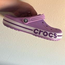 Purple Crocs