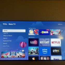 55 inch TCL Roku TV