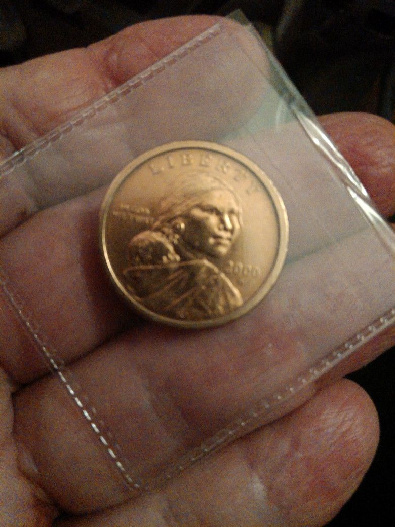 Dated 2000 Sacagawea Dollar Coin